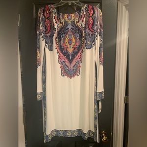 Donna Morgan lined sheath dress - stunning pattern- beautiful!